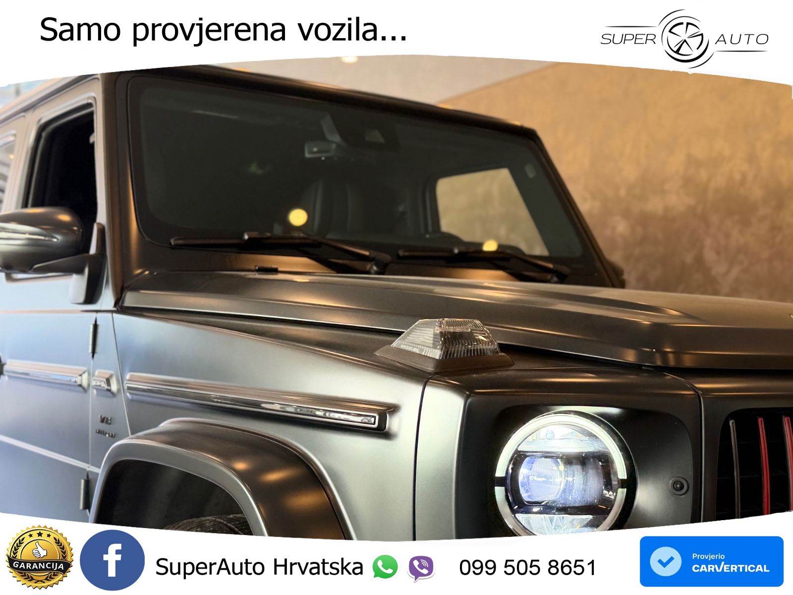Mercedes AMG G 63 Long V8 (585 KS) 4MATIC 9G-TRONIC AMG SPEEDSHIFT TCT LED+GR SJED+ACC