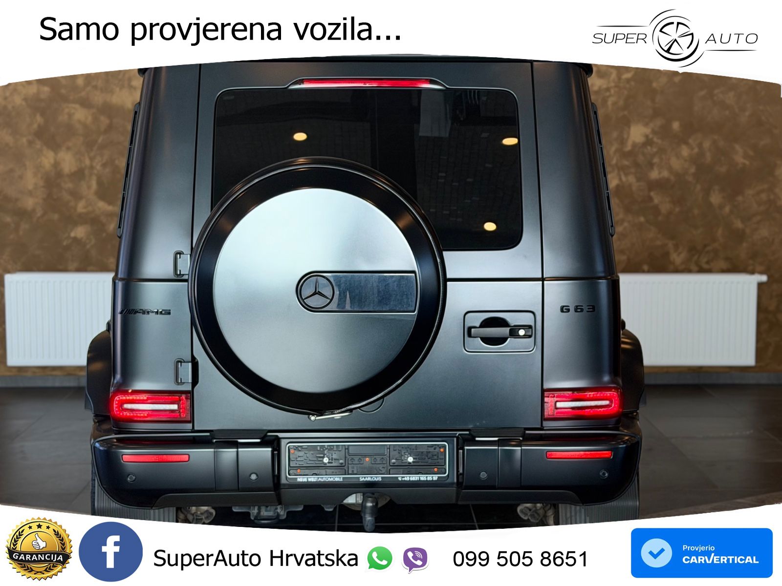 Mercedes AMG G 63 Long V8 (585 KS) 4MATIC 9G-TRONIC AMG SPEEDSHIFT TCT LED+GR SJED+ACC