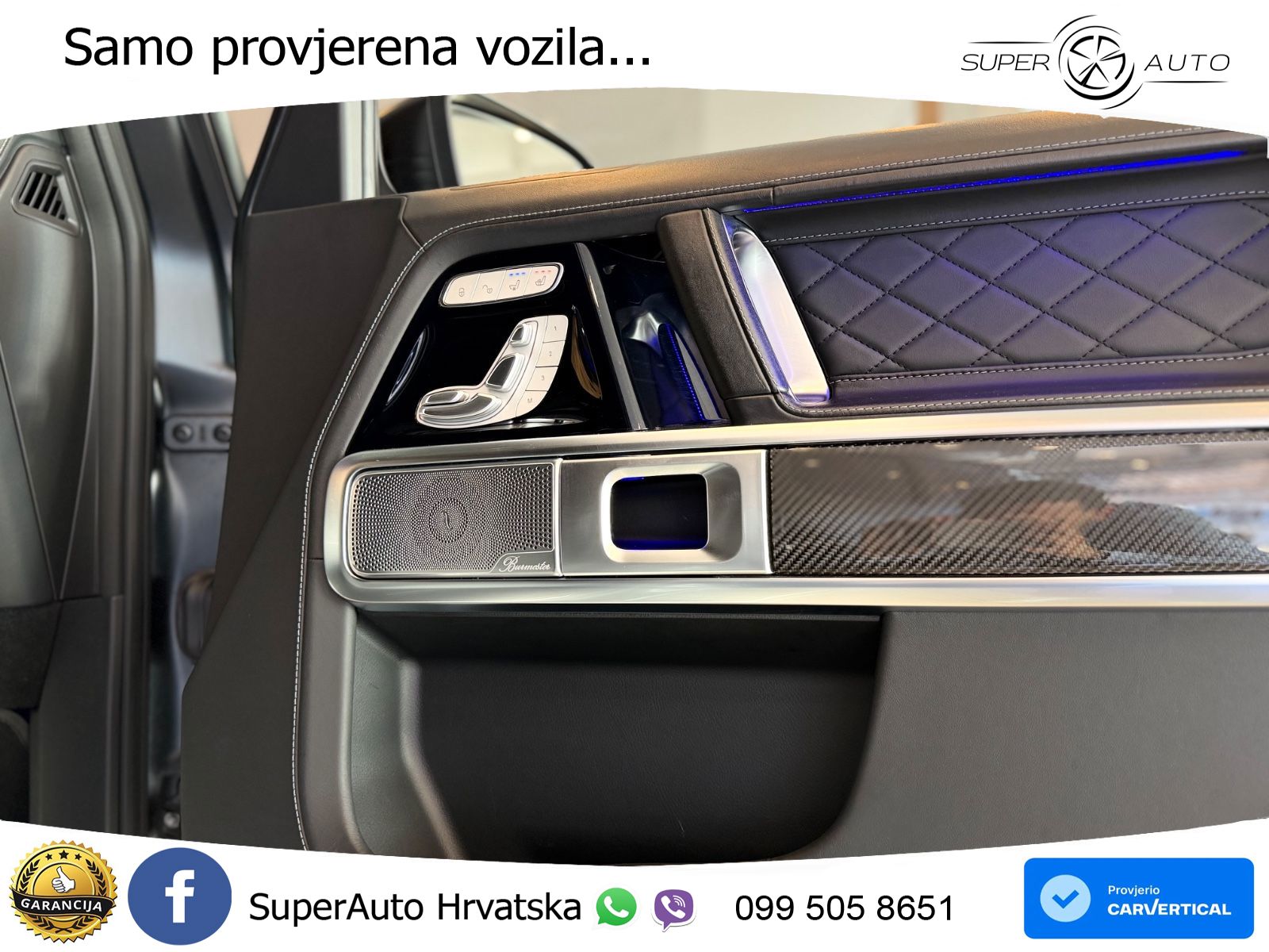 Mercedes AMG G 63 Long V8 (585 KS) 4MATIC 9G-TRONIC AMG SPEEDSHIFT TCT LED+GR SJED+ACC