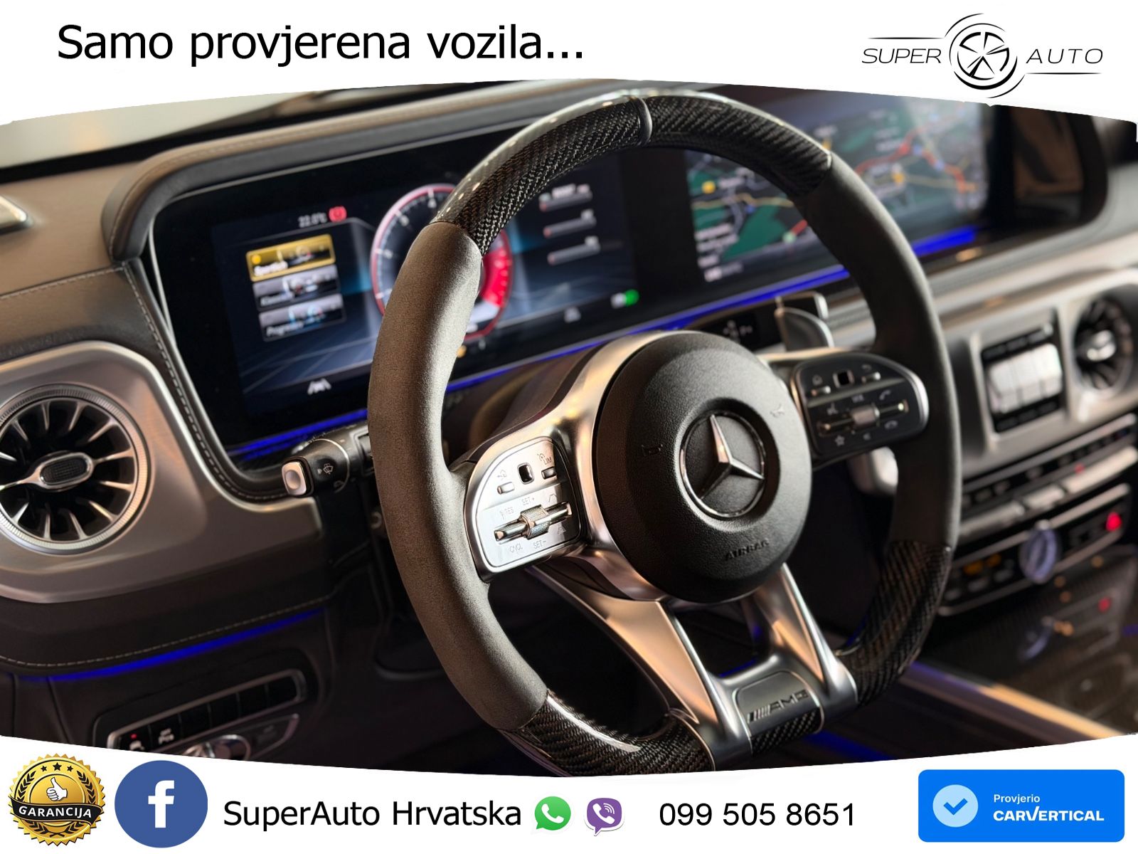 Mercedes AMG G 63 Long V8 (585 KS) 4MATIC 9G-TRONIC AMG SPEEDSHIFT TCT LED+GR SJED+ACC