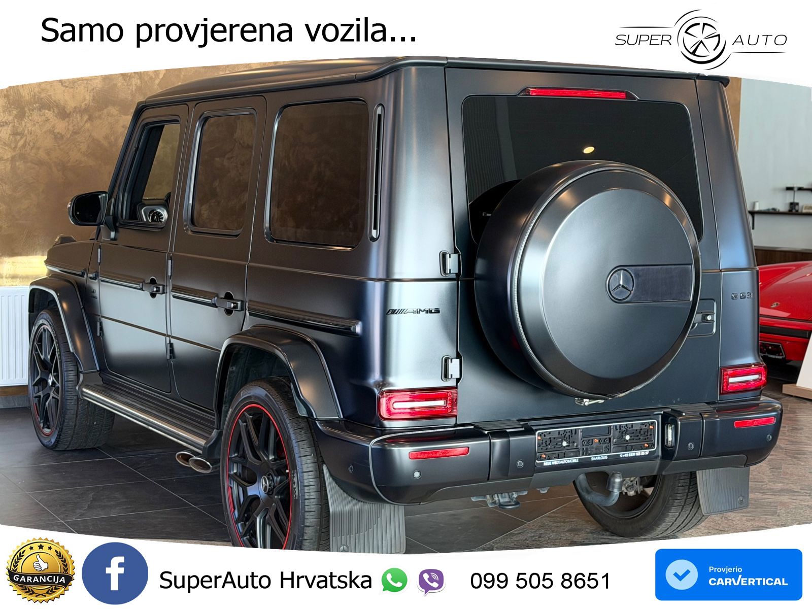 Mercedes AMG G 63 Long V8 (585 KS) 4MATIC 9G-TRONIC AMG SPEEDSHIFT TCT LED+GR SJED+ACC
