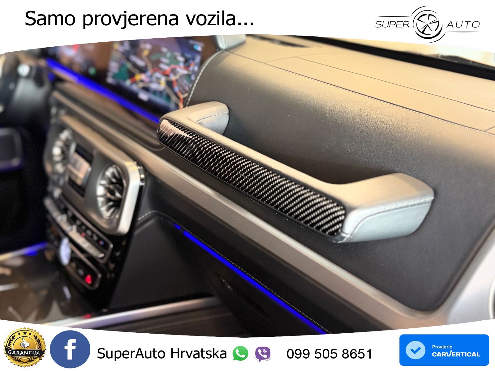 Mercedes AMG G 63 Long V8 (585 KS) 4MATIC 9G-TRONIC AMG SPEEDSHIFT TCT LED+GR SJED+ACC