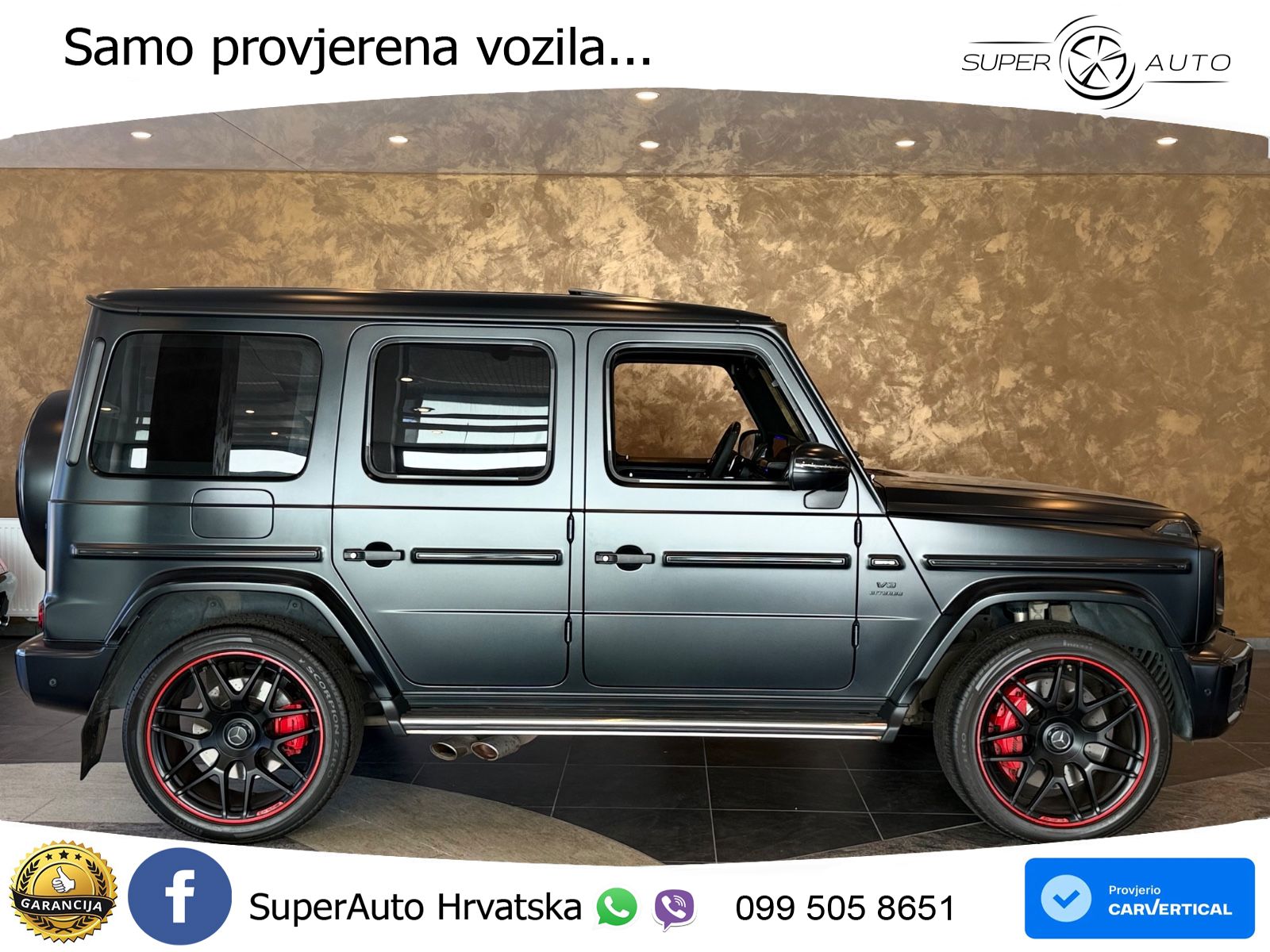 Mercedes AMG G 63 Long V8 (585 KS) 4MATIC 9G-TRONIC AMG SPEEDSHIFT TCT LED+GR SJED+ACC