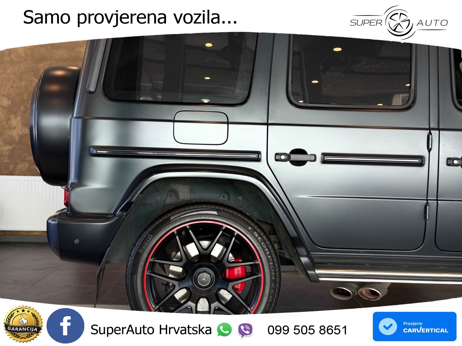 Mercedes AMG G 63 Long V8 (585 KS) 4MATIC 9G-TRONIC AMG SPEEDSHIFT TCT LED+GR SJED+ACC