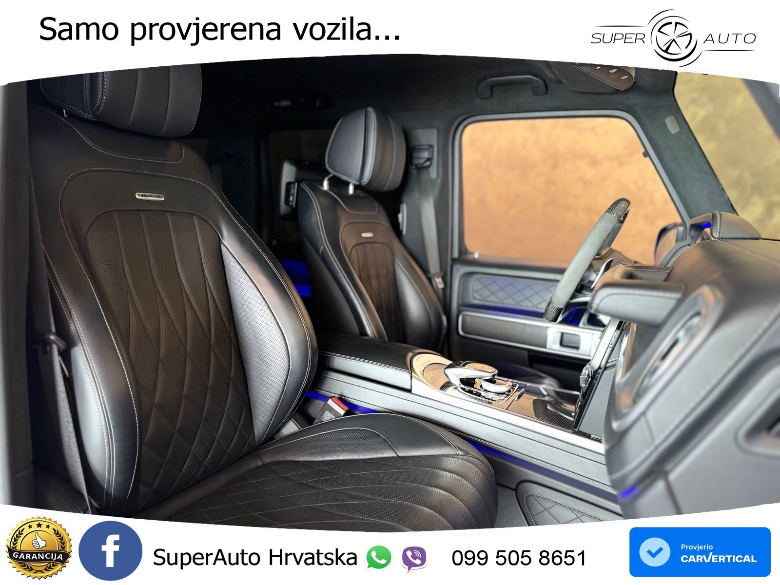 Mercedes AMG G 63 Long V8 (585 KS) 4MATIC 9G-TRONIC AMG SPEEDSHIFT TCT LED+GR SJED+ACC
