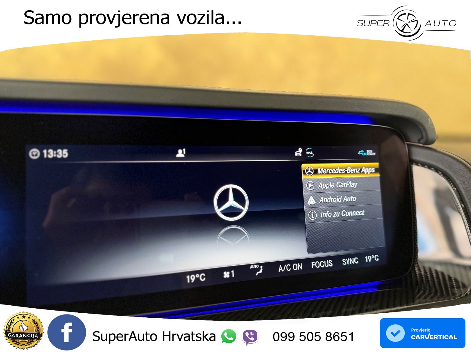 Mercedes AMG G 63 Long V8 (585 KS) 4MATIC 9G-TRONIC AMG SPEEDSHIFT TCT LED+GR SJED+ACC