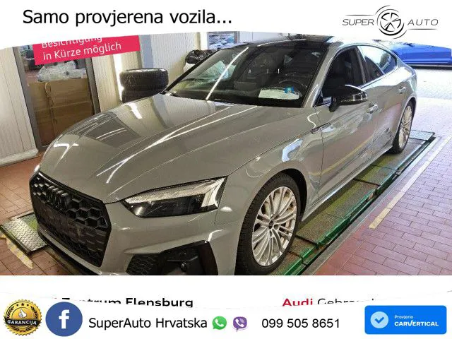Audi A5 Sportback 40 TDI (204 KS) quattro S tronic S line MATRIX+GR SJED+KAM