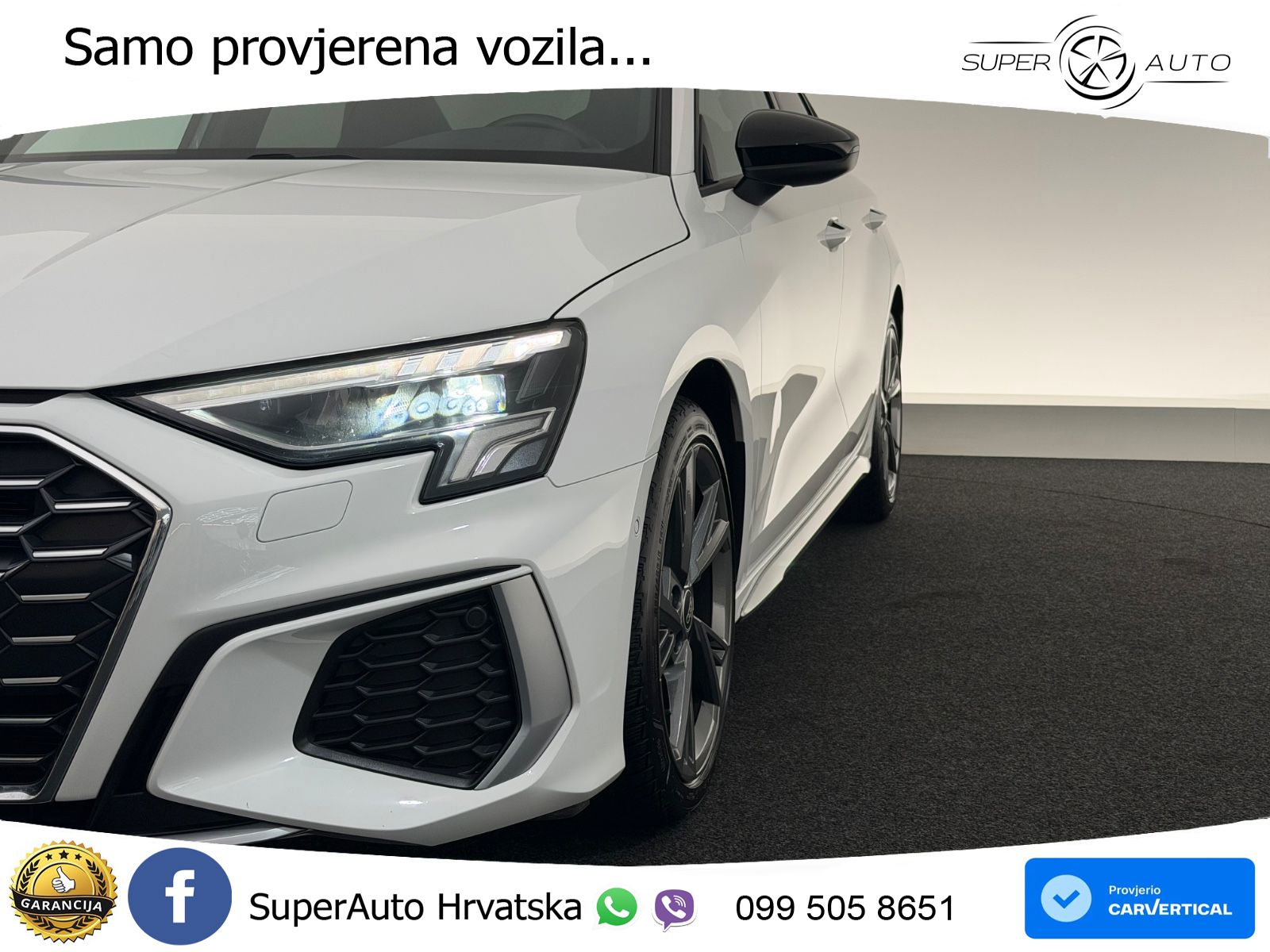 Audi S3 Limuzina 2.0 TFSI (310 KS) quattro S tronic LED+GR SJED+ACC