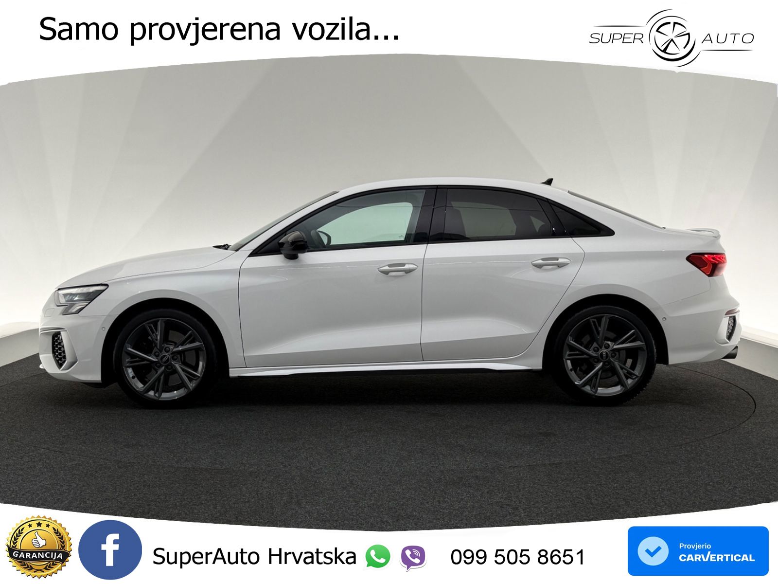 Audi S3 Limuzina 2.0 TFSI (310 KS) quattro S tronic LED+GR SJED+ACC