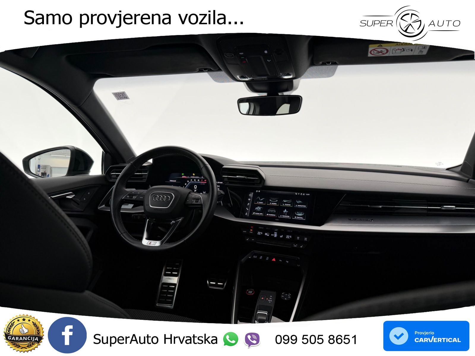 Audi S3 Limuzina 2.0 TFSI (310 KS) quattro S tronic LED+GR SJED+ACC