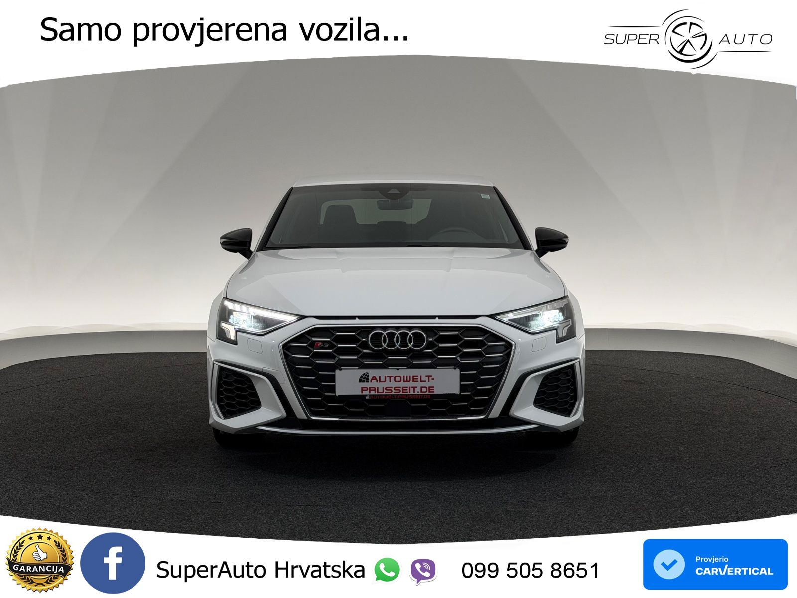 Audi S3 Limuzina 2.0 TFSI (310 KS) quattro S tronic LED+GR SJED+ACC