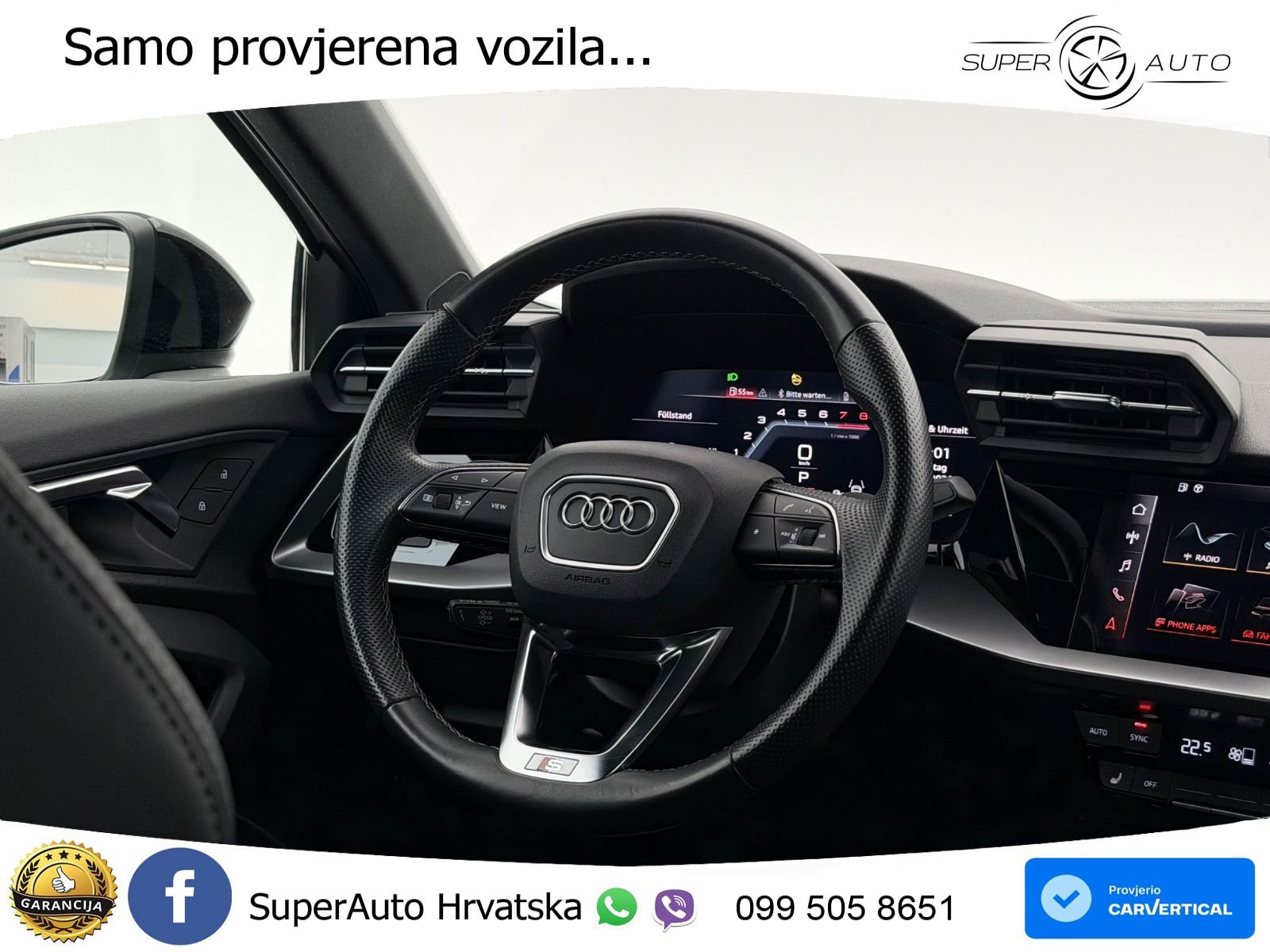 Audi S3 Limuzina 2.0 TFSI (310 KS) quattro S tronic LED+GR SJED+ACC