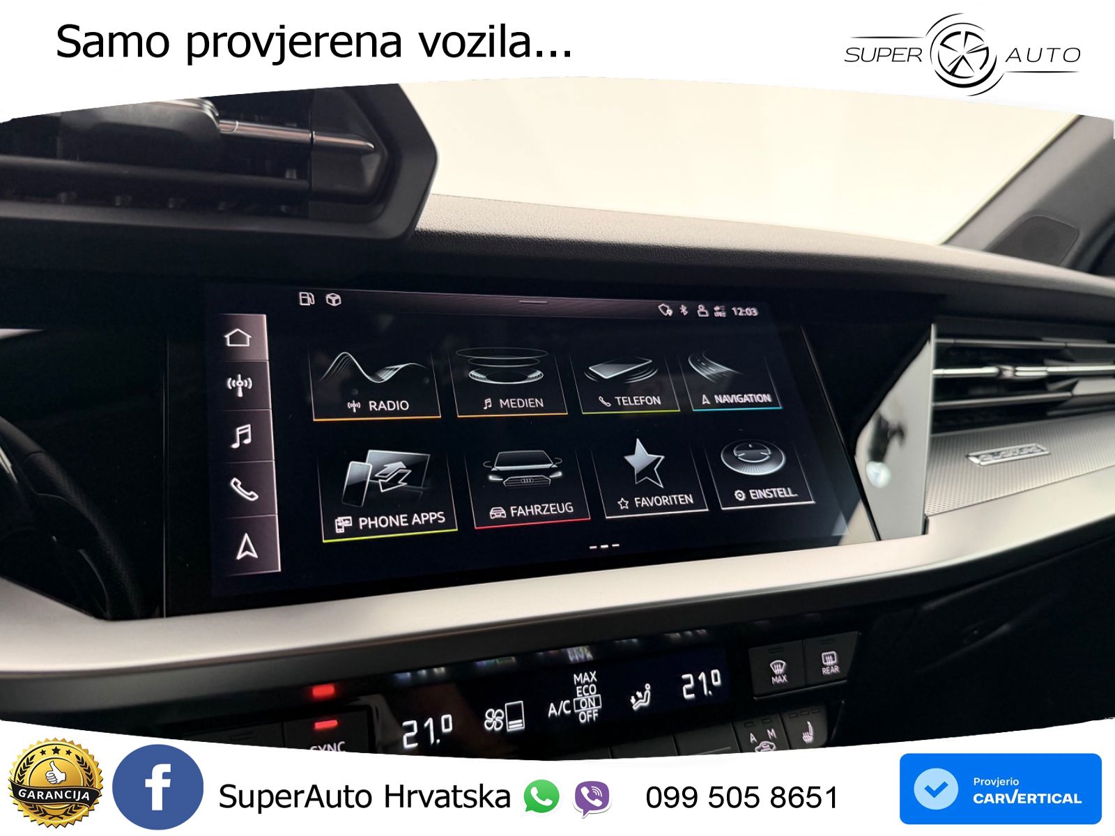 Audi S3 Limuzina 2.0 TFSI (310 KS) quattro S tronic LED+GR SJED+ACC
