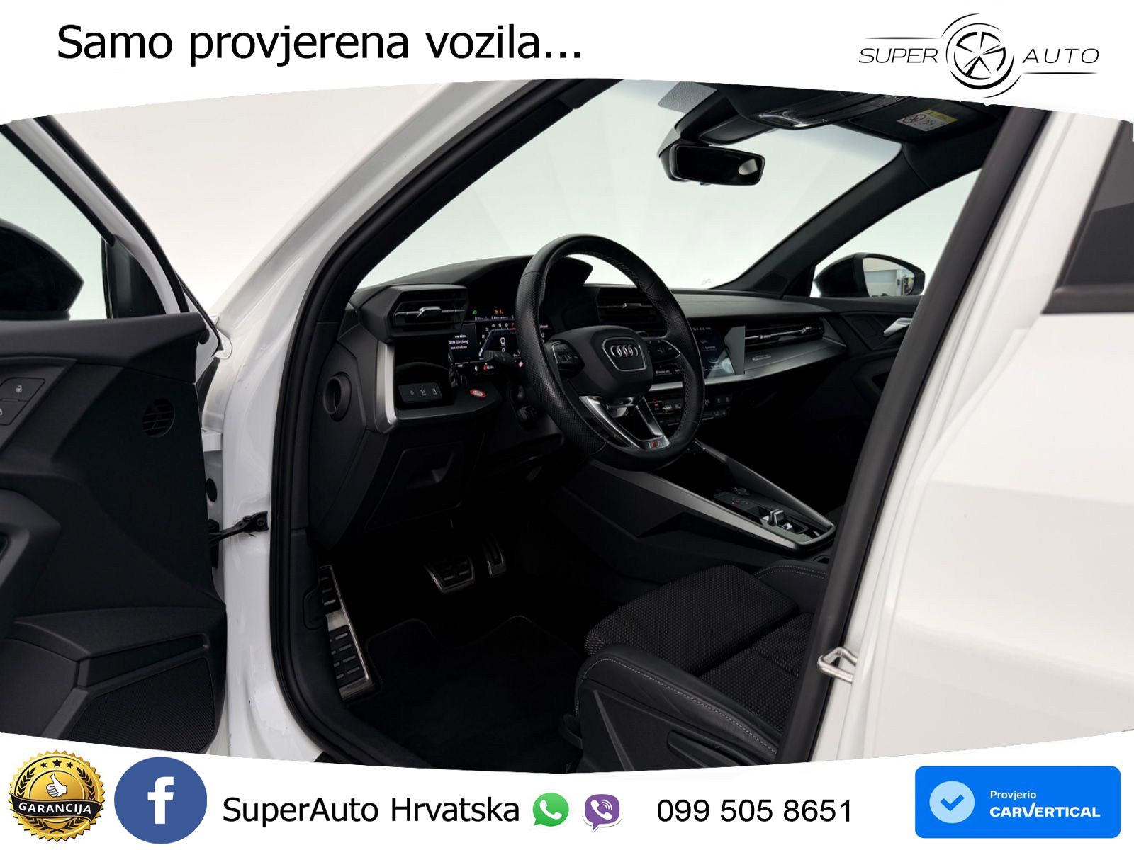 Audi S3 Limuzina 2.0 TFSI (310 KS) quattro S tronic LED+GR SJED+ACC