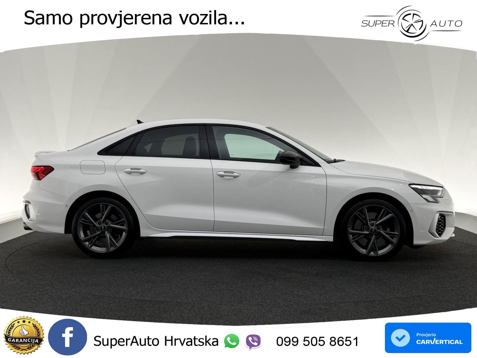 Audi S3 Limuzina 2.0 TFSI (310 KS) quattro S tronic LED+GR SJED+ACC