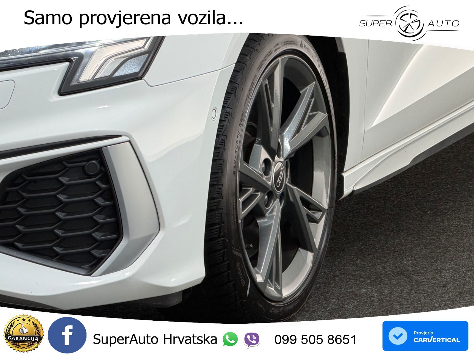 Audi S3 Limuzina 2.0 TFSI (310 KS) quattro S tronic LED+GR SJED+ACC