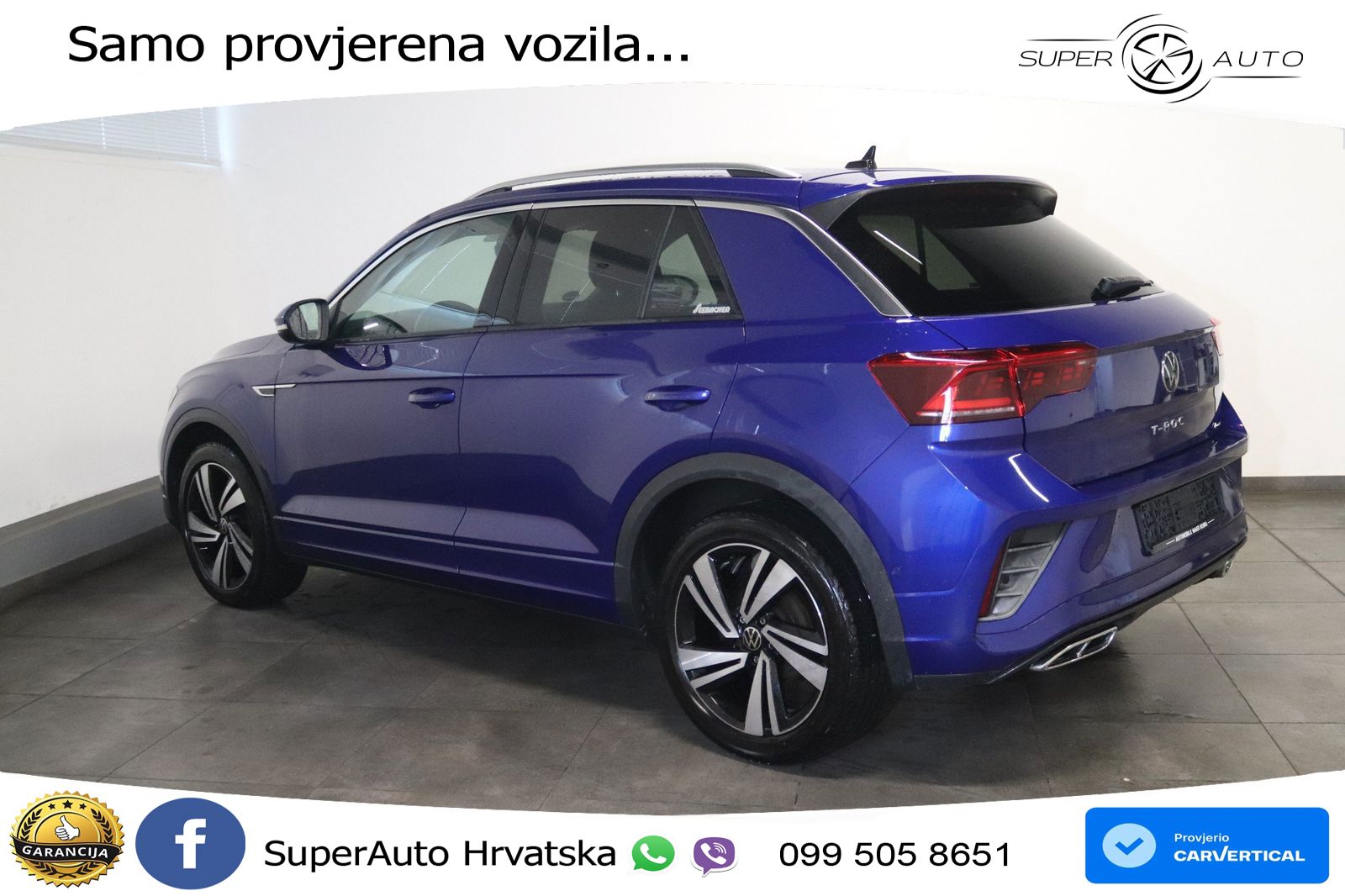 Volkswagen T-Roc 2.0 TDI (150 KS) 4M DSG R-Line LED+GR SJED+ACC