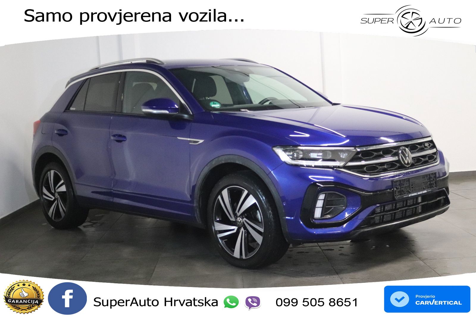 Volkswagen T-Roc 2.0 TDI (150 KS) 4M DSG R-Line LED+GR SJED+ACC