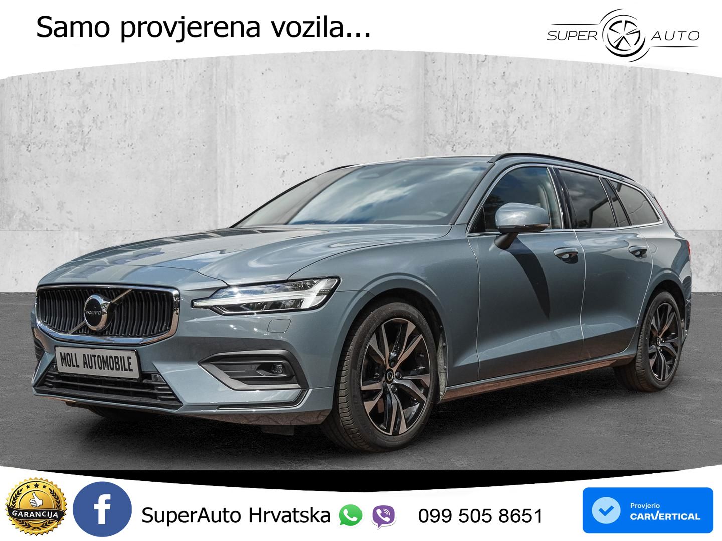 Volvo V60 2.0 B3 DCT LED+GR SJED+ACC