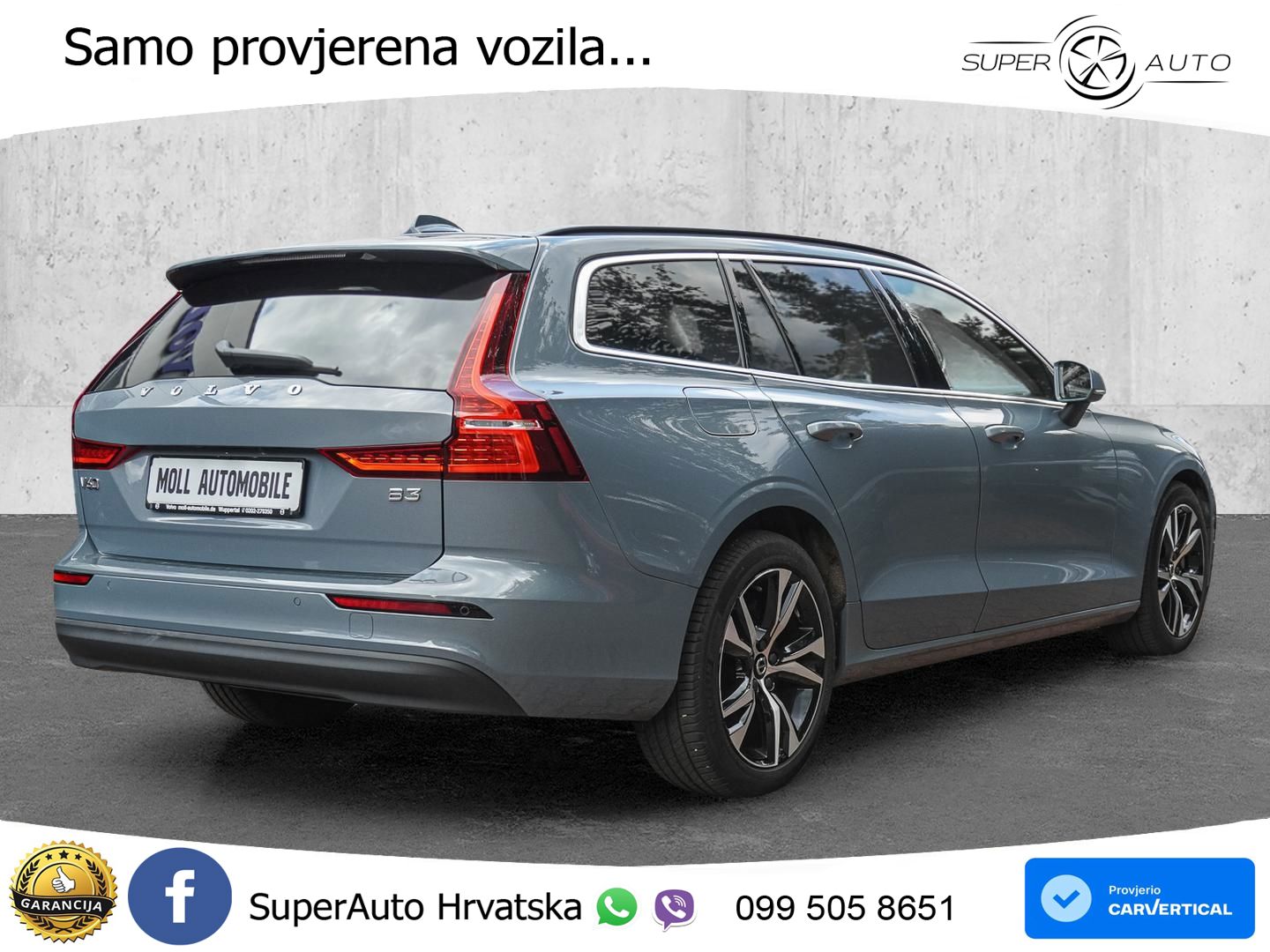 Volvo V60 2.0 B3 DCT LED+GR SJED+ACC