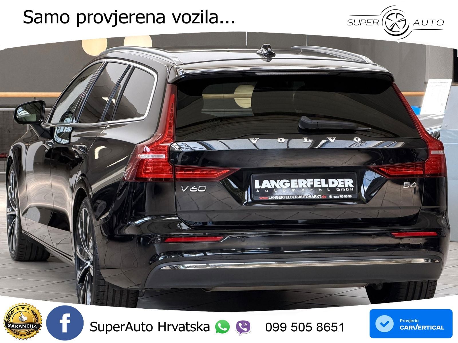 Volvo V60 2.0 B4 Diesel Geartronic LED+GR SJED+ACC