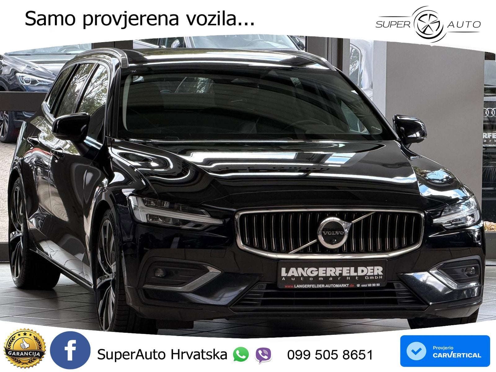 Volvo V60 2.0 B4 Diesel Geartronic LED+GR SJED+ACC