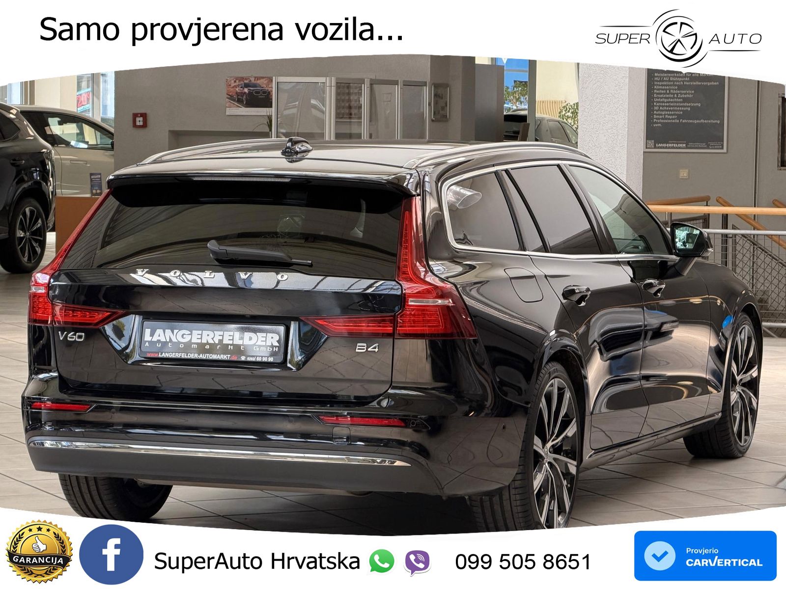 Volvo V60 2.0 B4 Diesel Geartronic LED+GR SJED+ACC