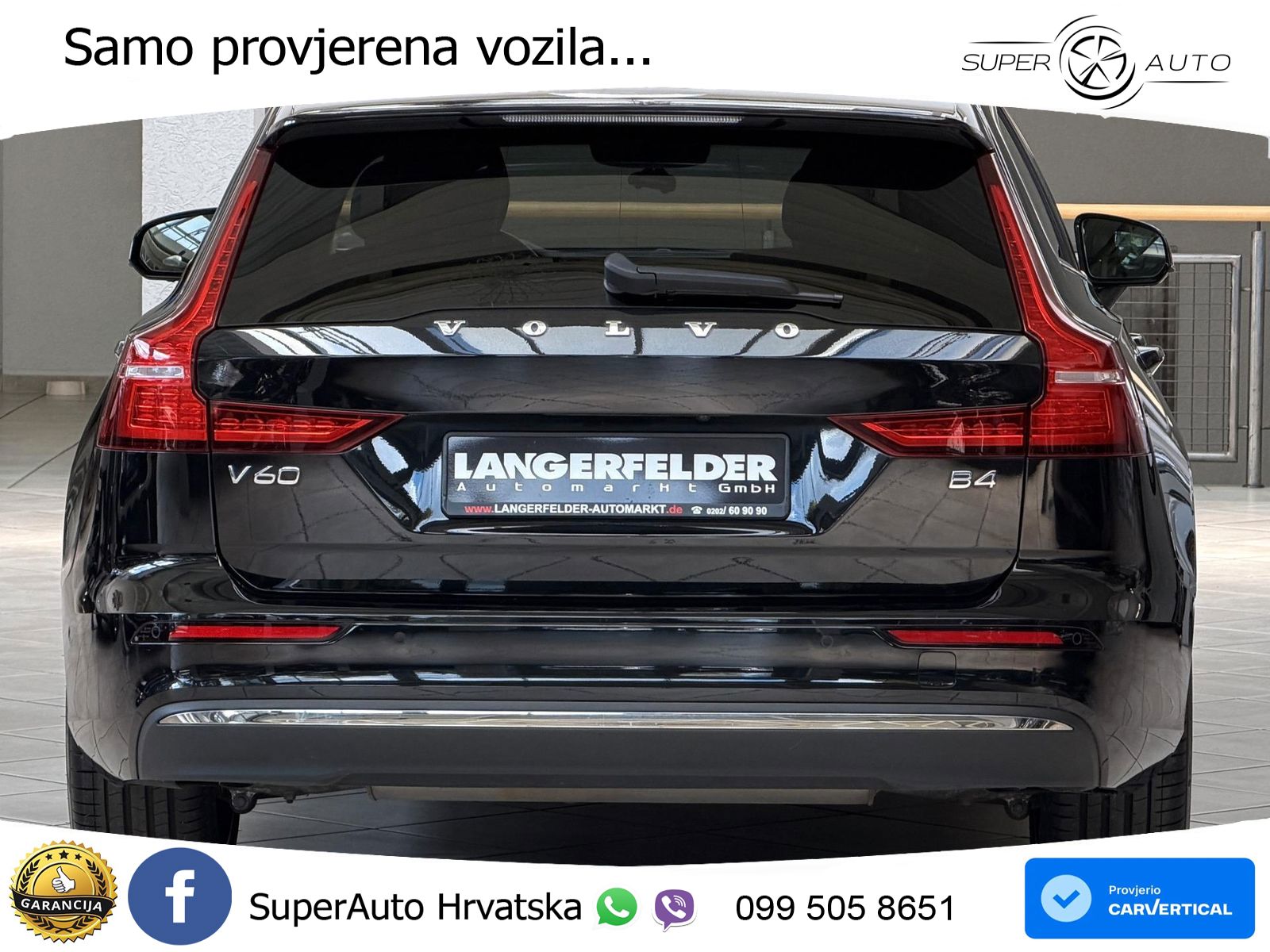 Volvo V60 2.0 B4 Diesel Geartronic LED+GR SJED+ACC