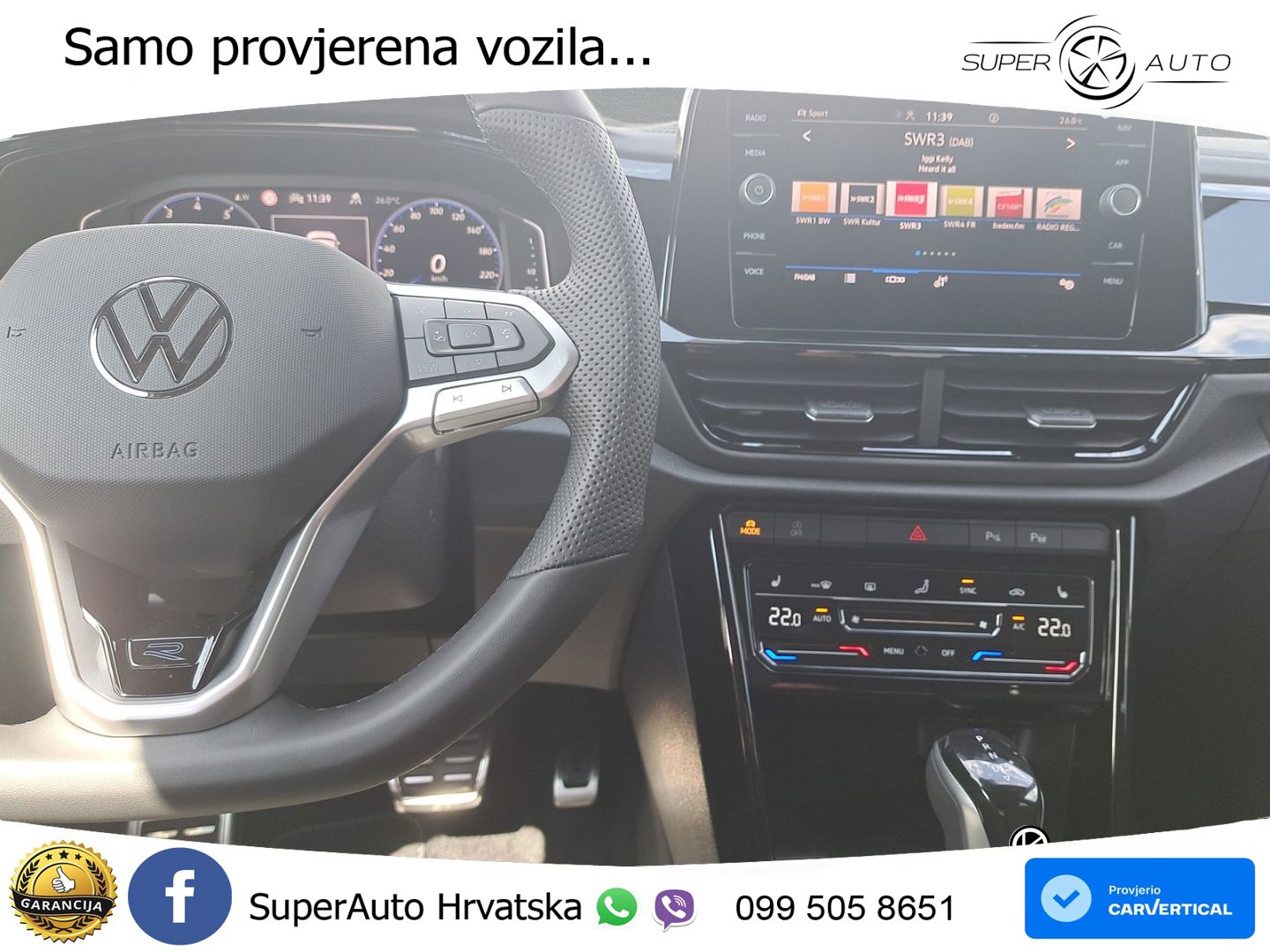 Volkswagen T-Roc 1.5 TSI (150 KS) DSG MATRIX+GR SJED+KAM