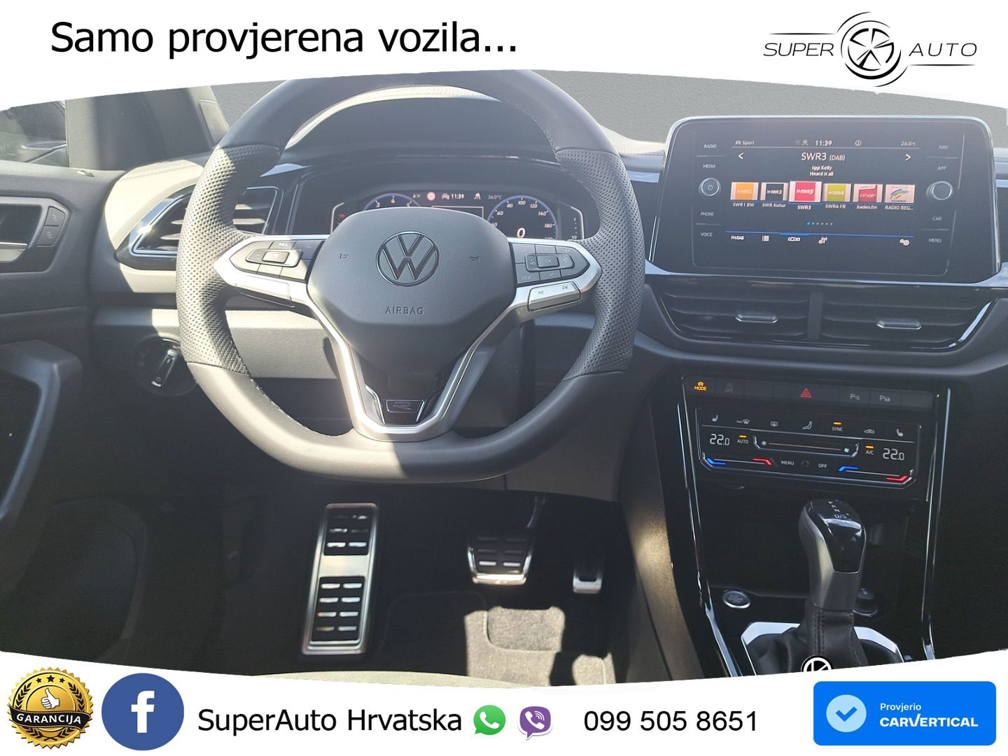 Volkswagen T-Roc 1.5 TSI (150 KS) DSG MATRIX+GR SJED+KAM