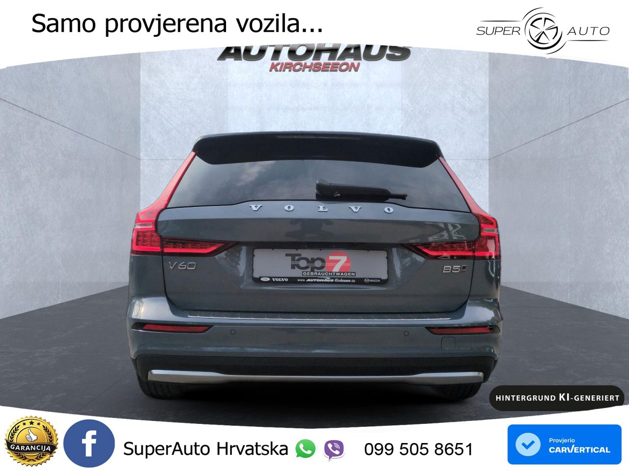Volvo V60 Cross Country 2.0 B5 AWD Automatic LED+GR SJED+ACC