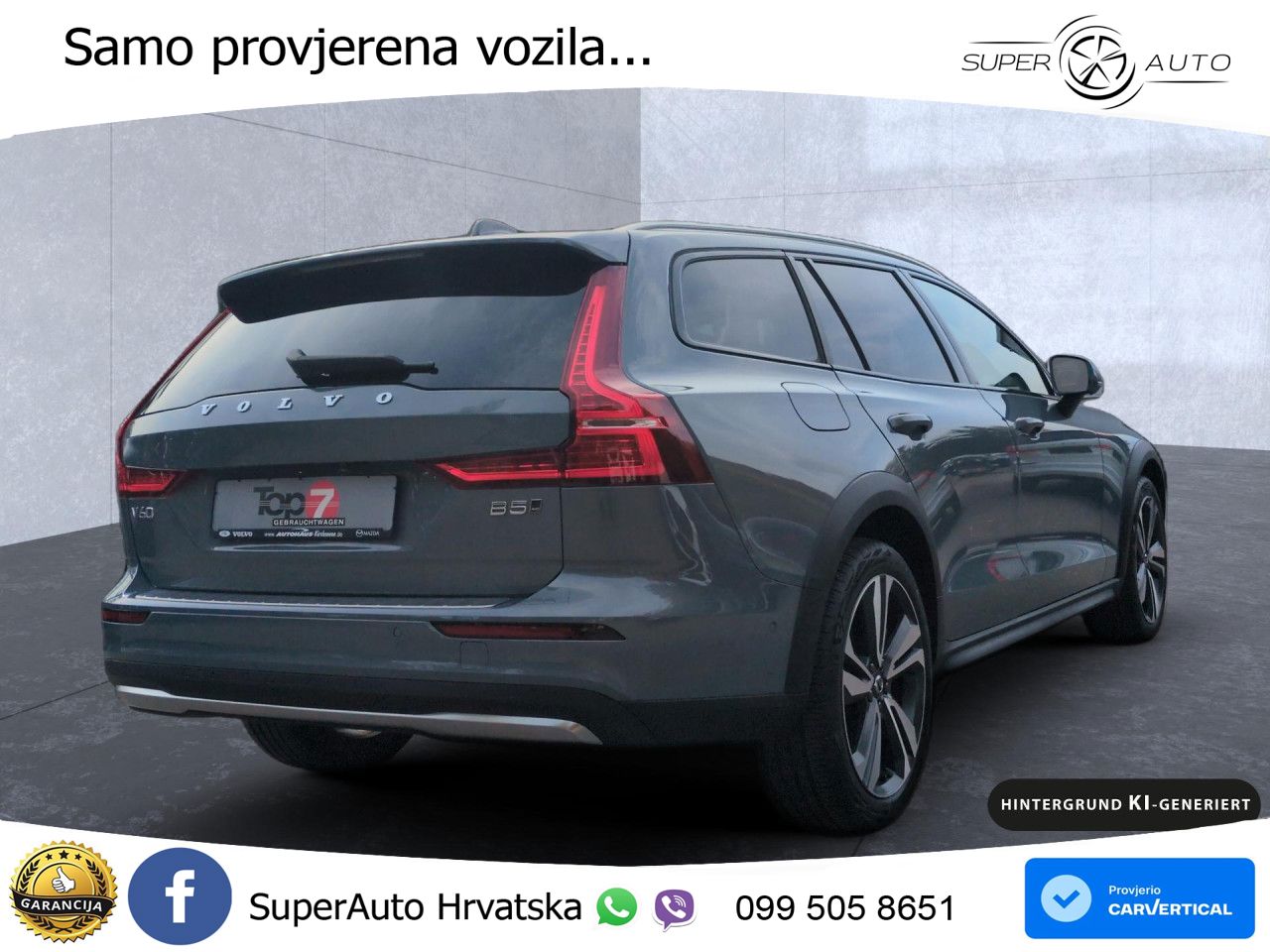 Volvo V60 Cross Country 2.0 B5 AWD Automatic LED+GR SJED+ACC