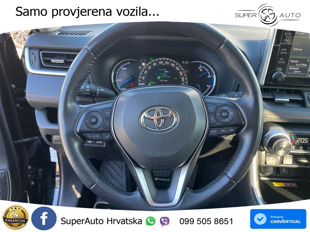 Toyota RAV4 2.5 (222 KS) Hybrid E-Four e-CVT LED+GR SJED+ACC
