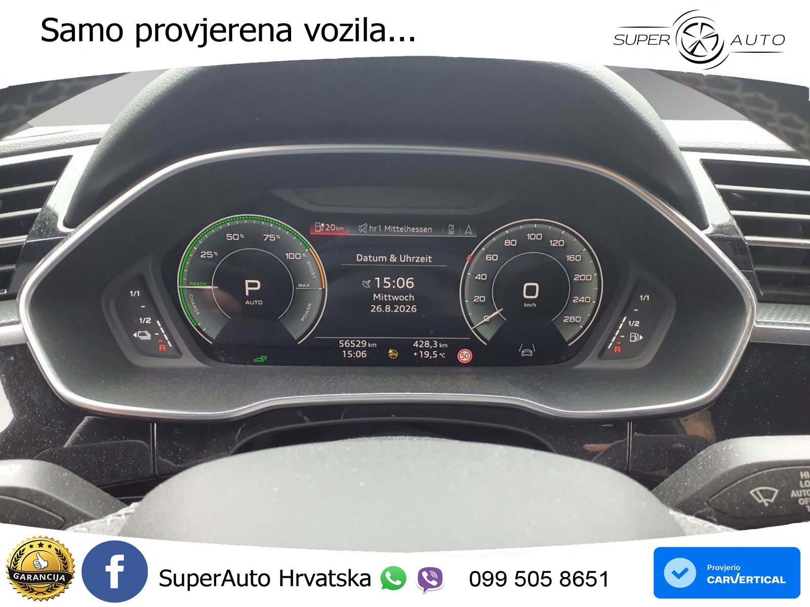 Audi Q3 45 TFSIe (245 KS) S tronic S line LED+GR SJED+ACC