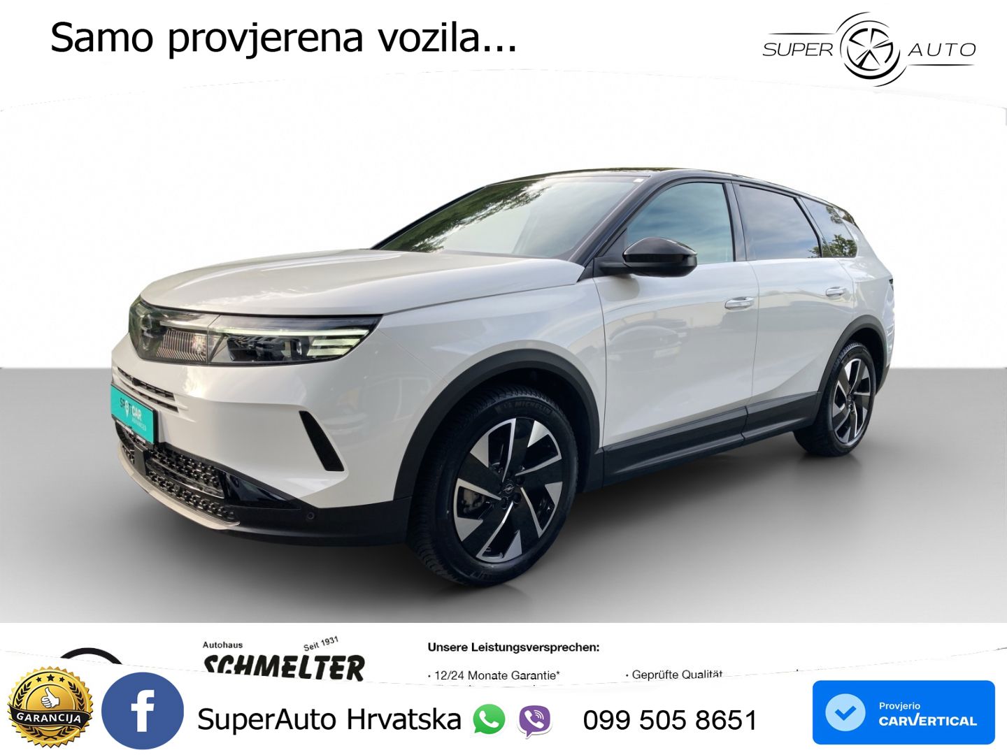 Opel Grandland 1.2 Turbo (145 KS) Hybrid eDCT GS LED+GR SJED+ACC