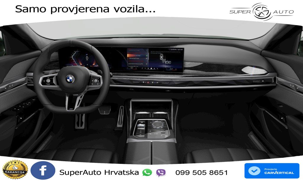 BMW 740d (299 KS) xDrive Steptronic M Sport ZRAČNI+ACC+GR SJED+KAM+PANO