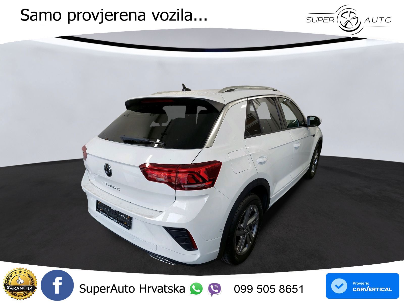 Volkswagen T-Roc 1.5 TSI (150 KS) DSG R-Line LED+GR SJED+ACC
