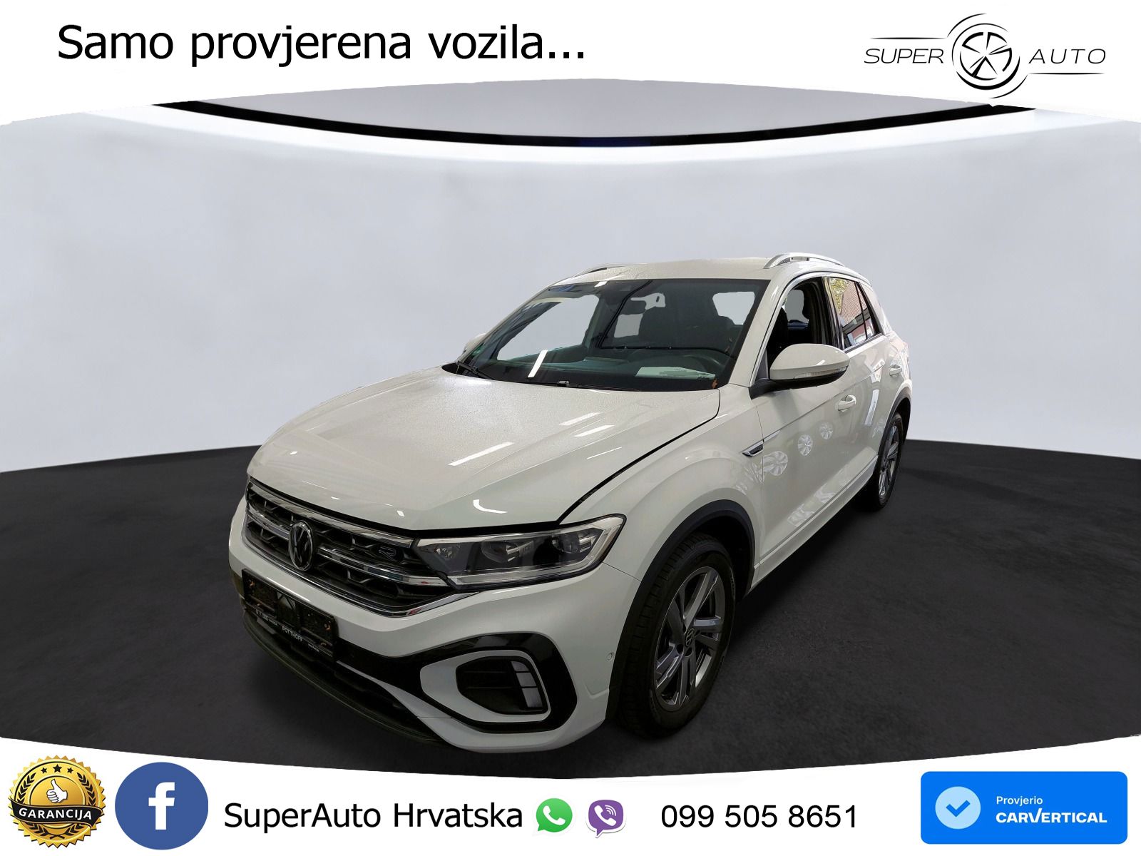 Volkswagen T-Roc 1.5 TSI (150 KS) DSG R-Line LED+GR SJED+ACC