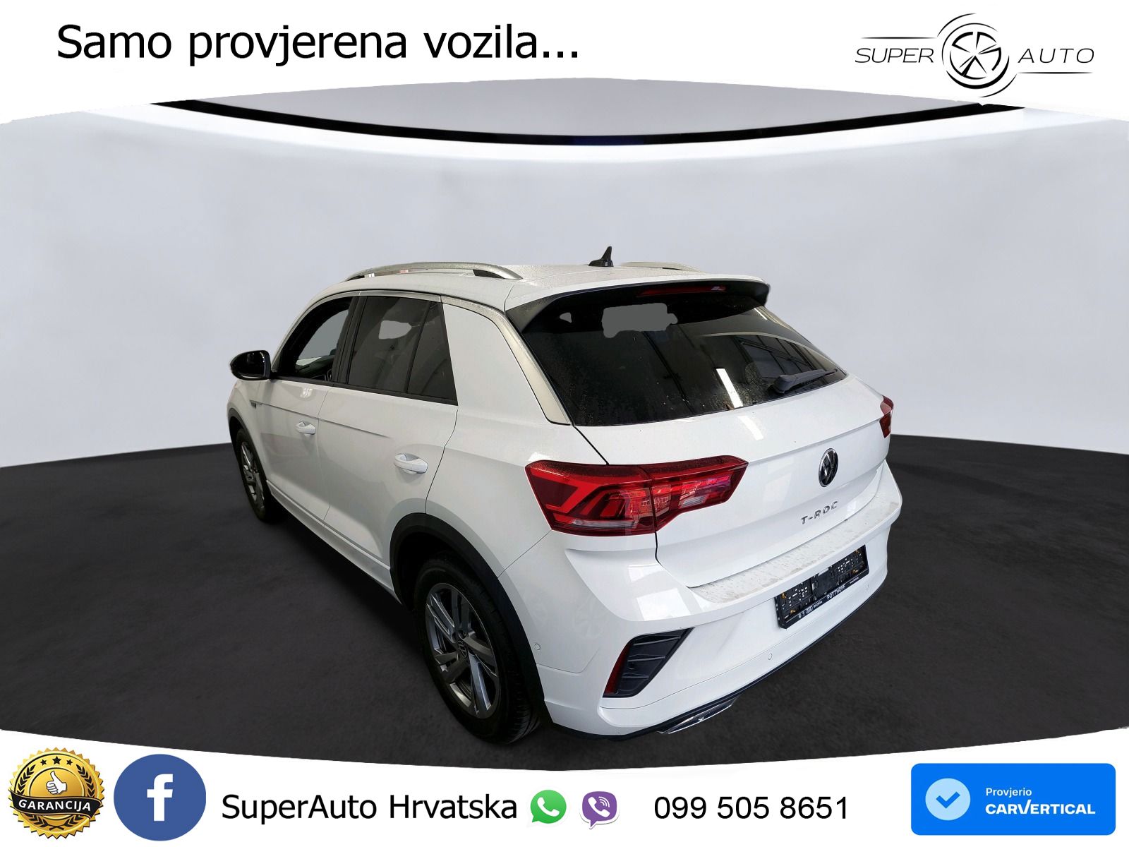 Volkswagen T-Roc 1.5 TSI (150 KS) DSG R-Line LED+GR SJED+ACC