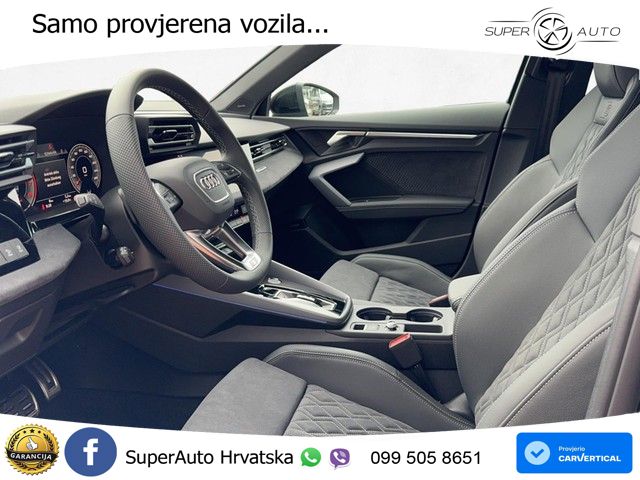 Audi A3 Limuzina 35 TFSI (150 KS) S tronic S line MATRIX+GR SJED+KAM