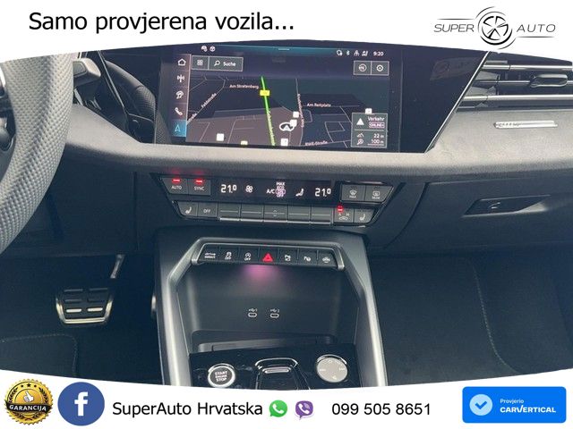 Audi A3 Limuzina 35 TFSI (150 KS) S tronic S line MATRIX+GR SJED+KAM