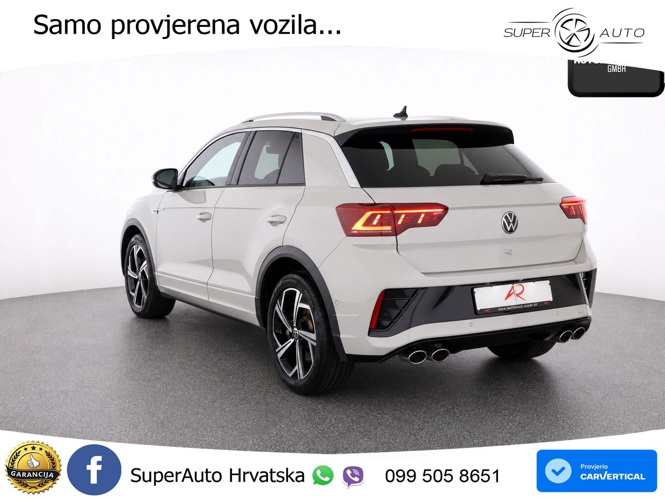 Volkswagen T-Roc I R 2.0 TSI (300 KS) OPF 4M DSG MATRIX+GR SJED+KAM