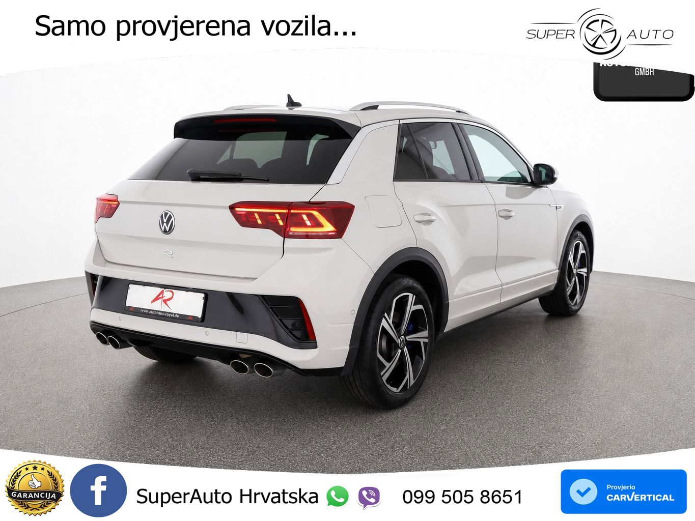 Volkswagen T-Roc I R 2.0 TSI (300 KS) OPF 4M DSG MATRIX+GR SJED+KAM