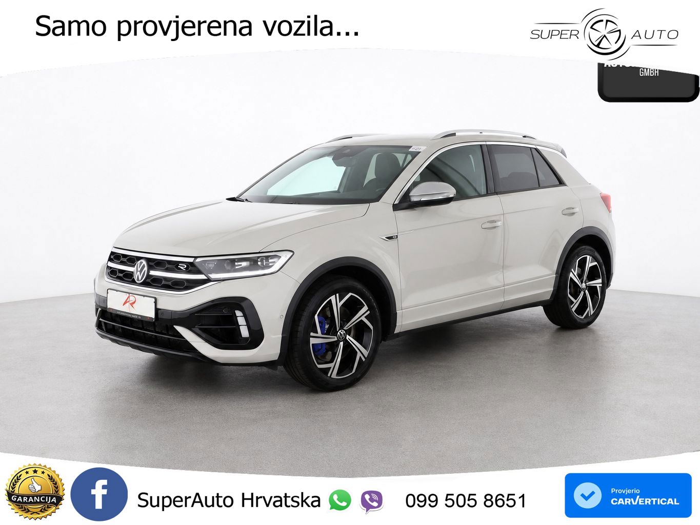 Volkswagen T-Roc I R 2.0 TSI (300 KS) OPF 4M DSG MATRIX+GR SJED+KAM