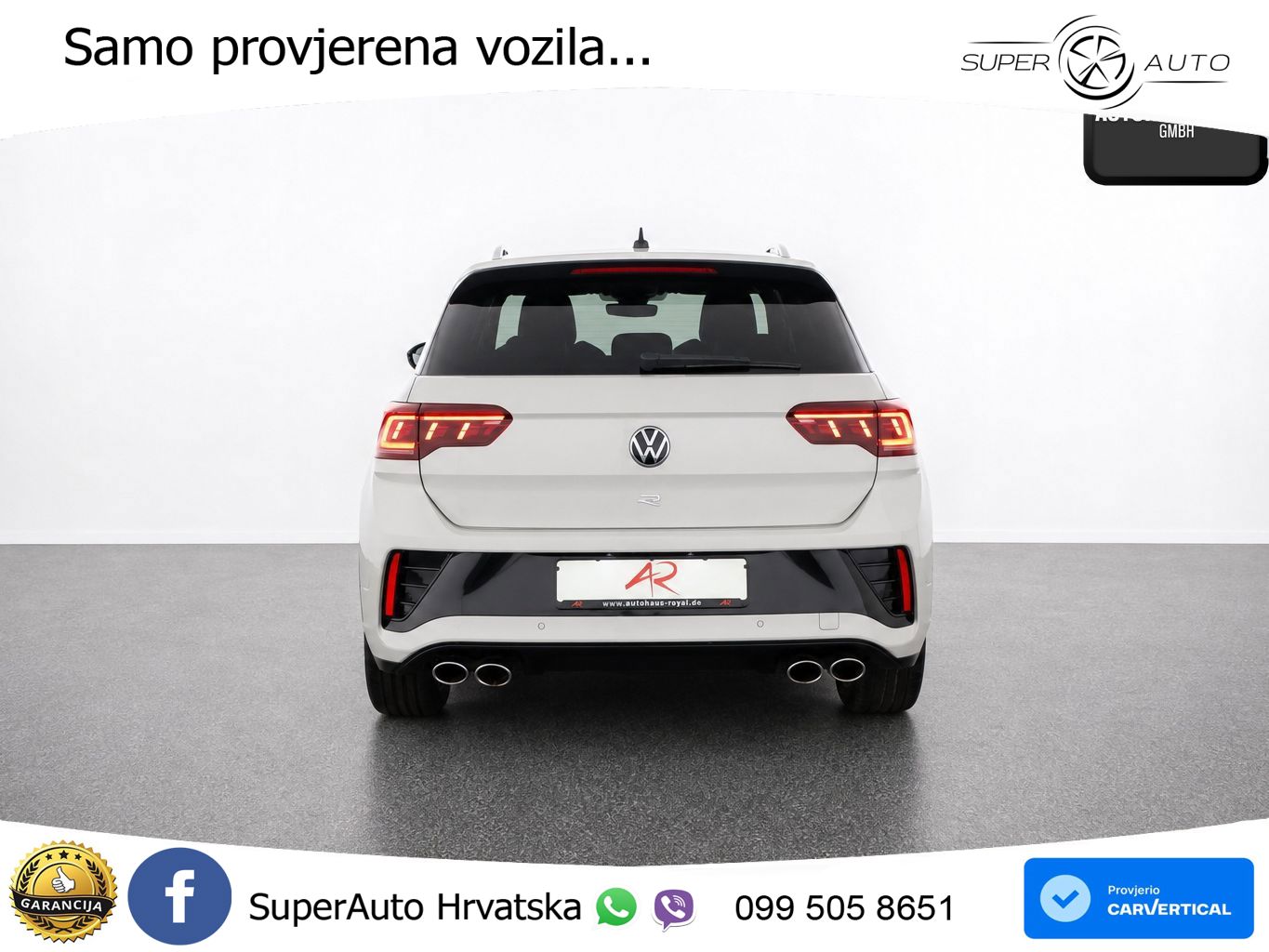 Volkswagen T-Roc I R 2.0 TSI (300 KS) OPF 4M DSG MATRIX+GR SJED+KAM
