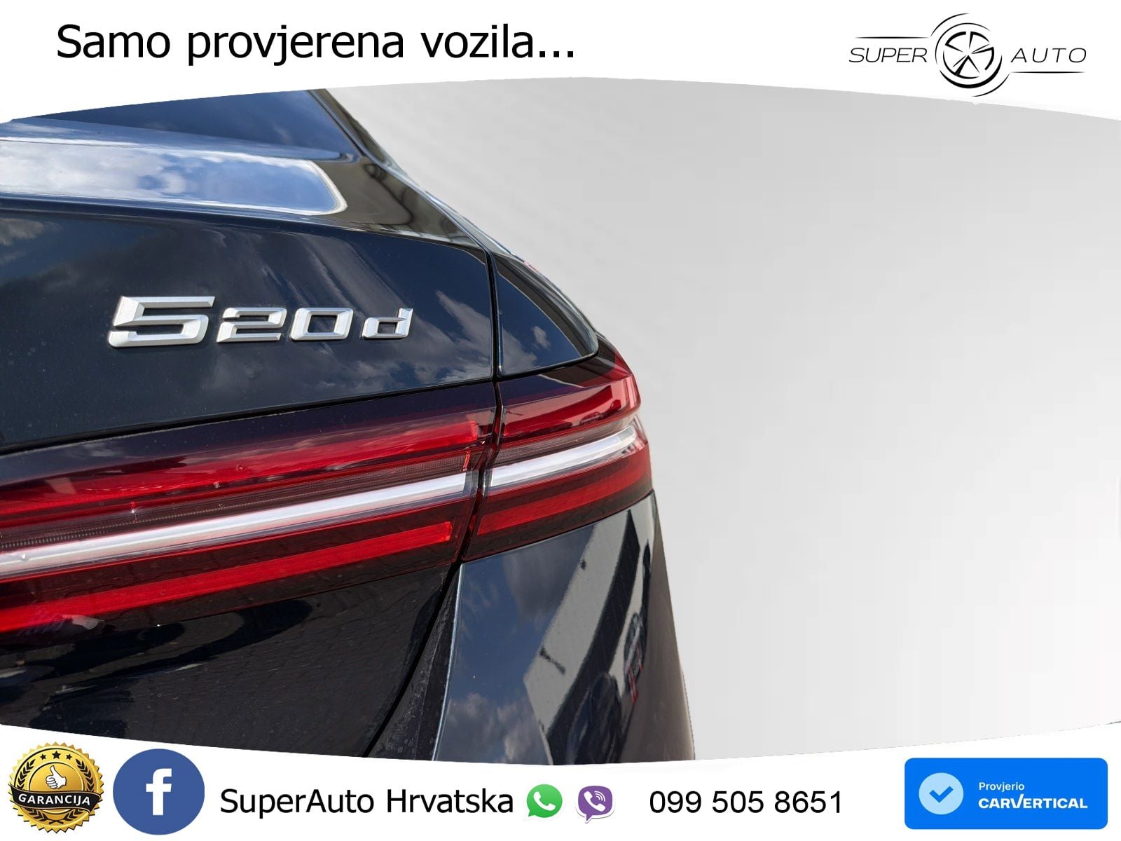 BMW 520d (197 KS) Steptronic M Sport LED+GR SJED+ACC