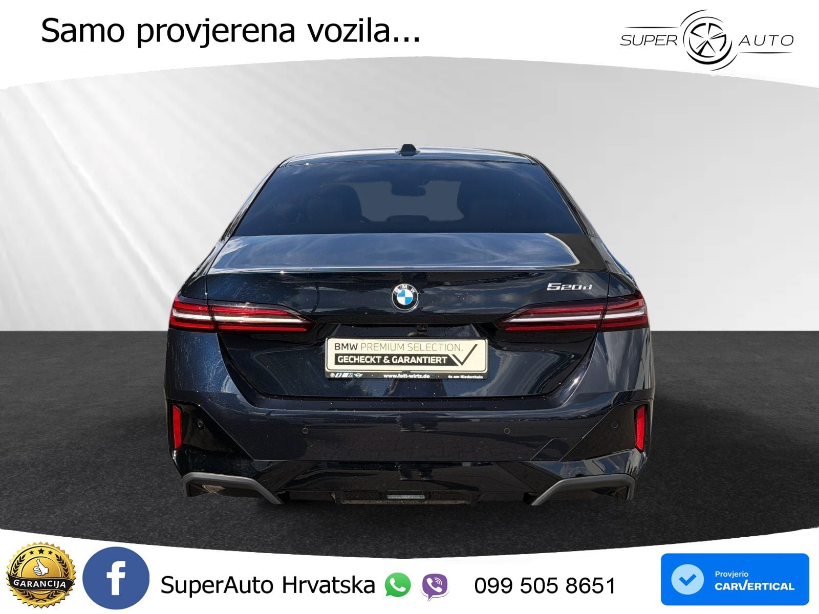 BMW 520d (197 KS) Steptronic M Sport LED+GR SJED+ACC