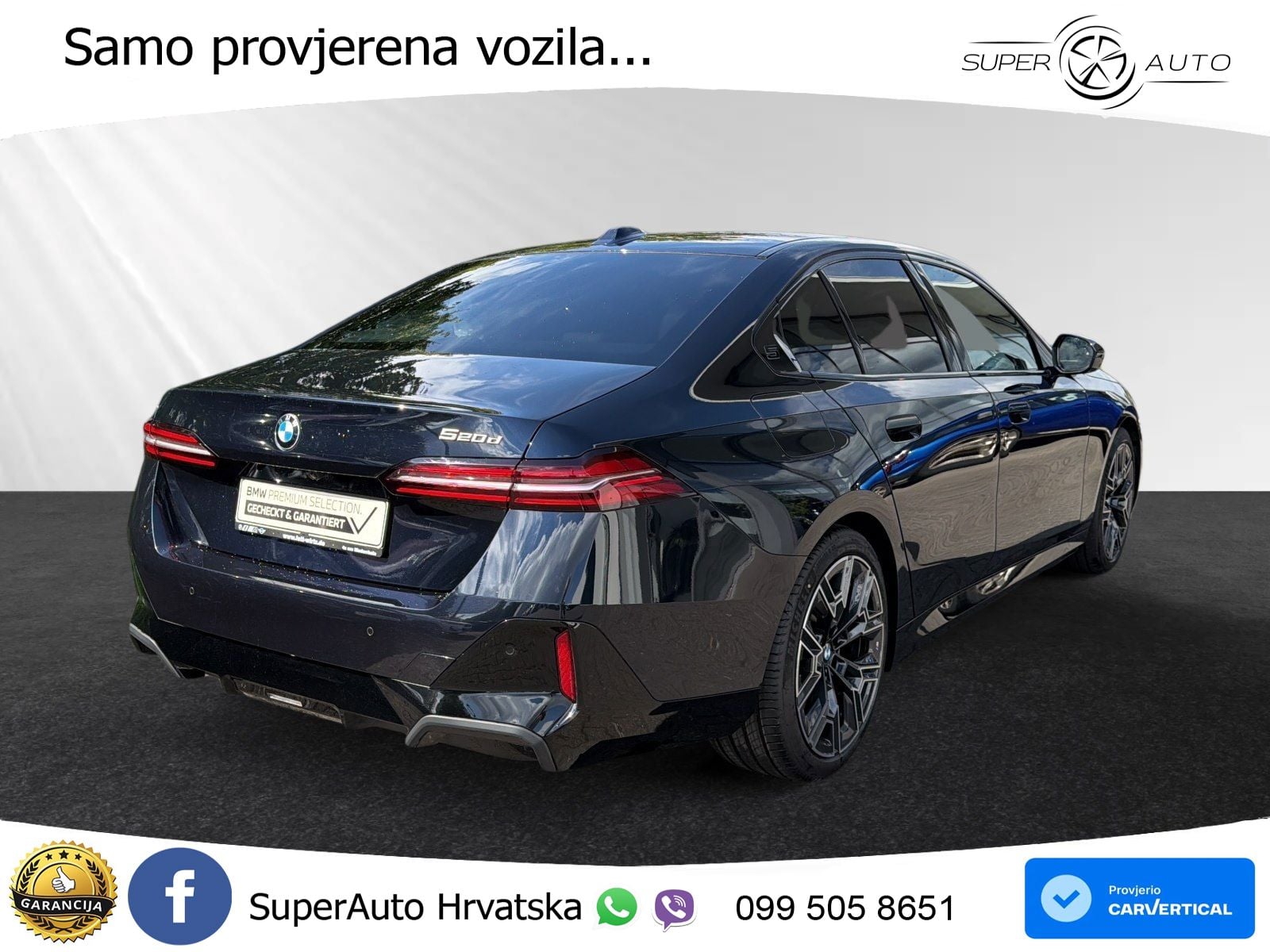 BMW 520d (197 KS) Steptronic M Sport LED+GR SJED+ACC