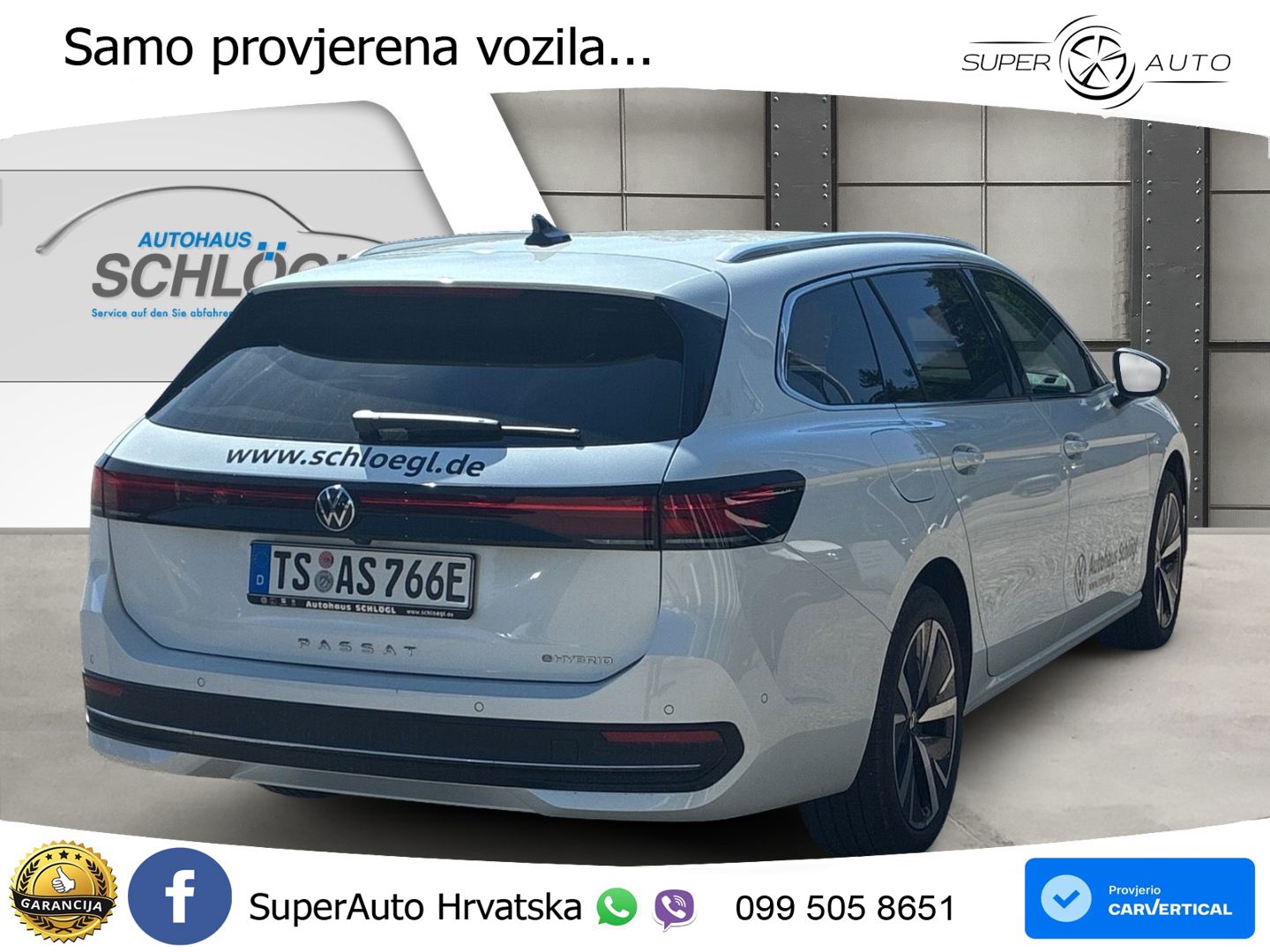 Volkswagen Passat Variant 1.5 TSI (204 KS) eHybrid DSG Business LED+GR SJED+ACC