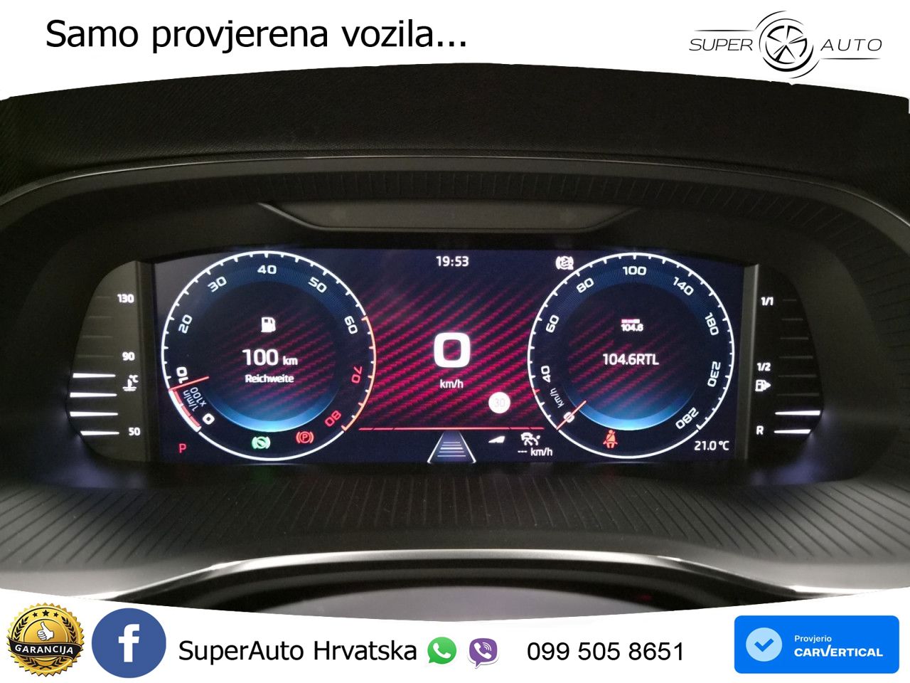 Škoda Octavia Combi RS 2.0 TSI (245 KS) DSG MATRIX+GR SJED+KAM